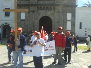 Inicio de la Caminata desde Guápulo