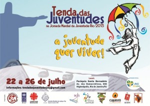 Cáritas Brasileira estar presente en este espacio reunirá a diversas organizaciones con el deseo de fomentar la lucha de los jóvenes por la vida. Por otra parte, la parte del cuerpo de la articulación y la organización de la tienda de campaña.