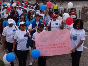Caminata al Bulevar 24 de Mayo