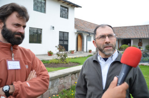 P. Mauro Da Rin y el P. Valerio Bersano.