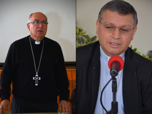 Mons. Julio Parrilla y Mons. Walter Heras