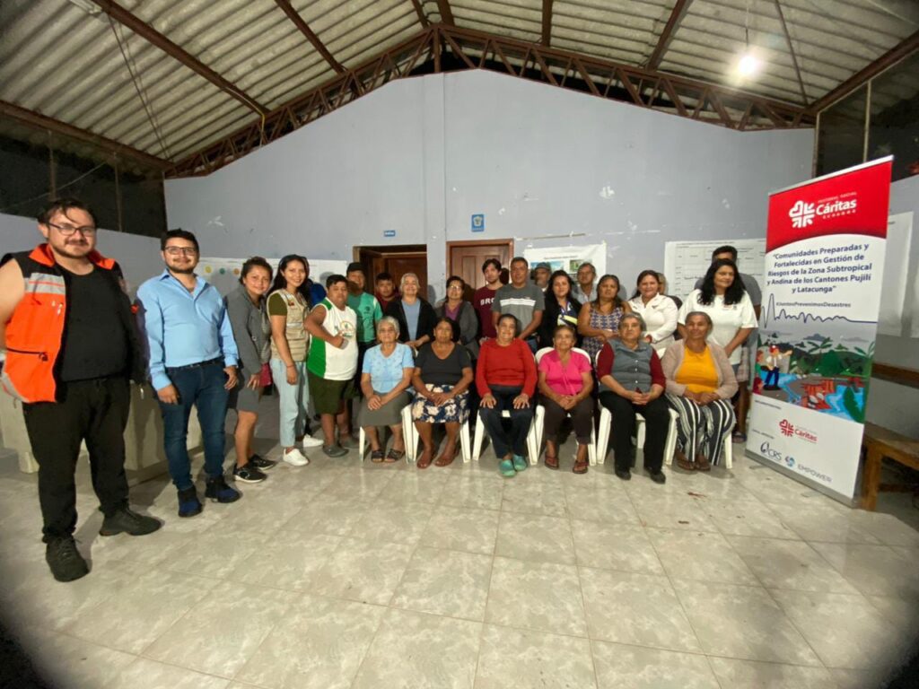 Comunidades de Cotopaxi fortalecen sus capacidades ante eventos peligrosos