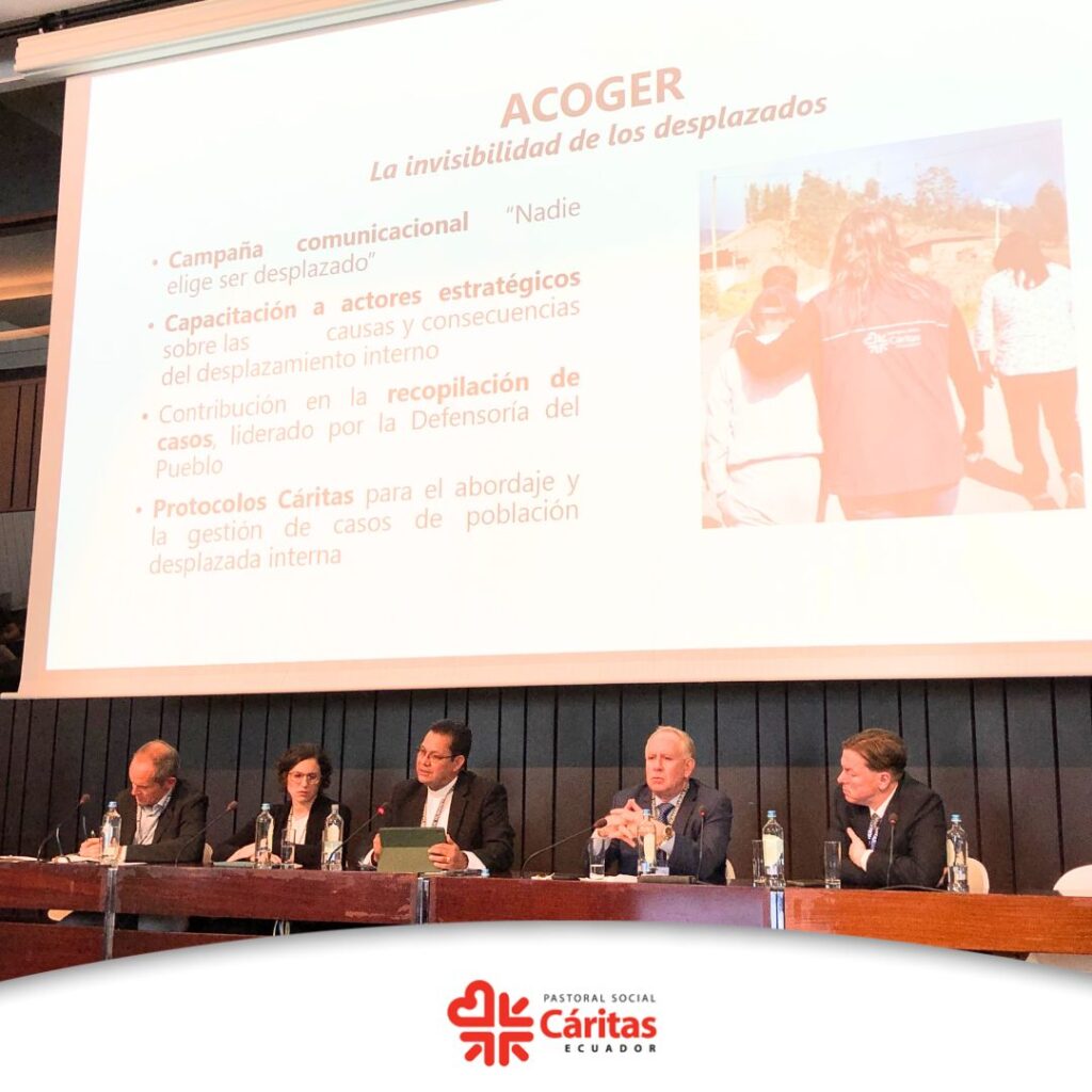 Cáritas Ecuador en el centro del debate humanitario internacional
